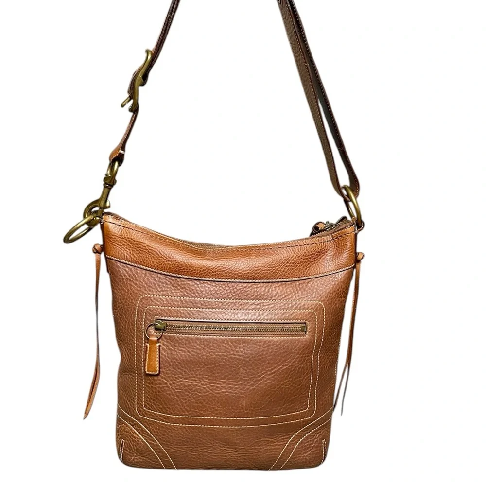 Coach Chelsea Sonoma 10399 Shoulder Bag Full-Zip Whipstitch Accenting - Picture 2 of 12
